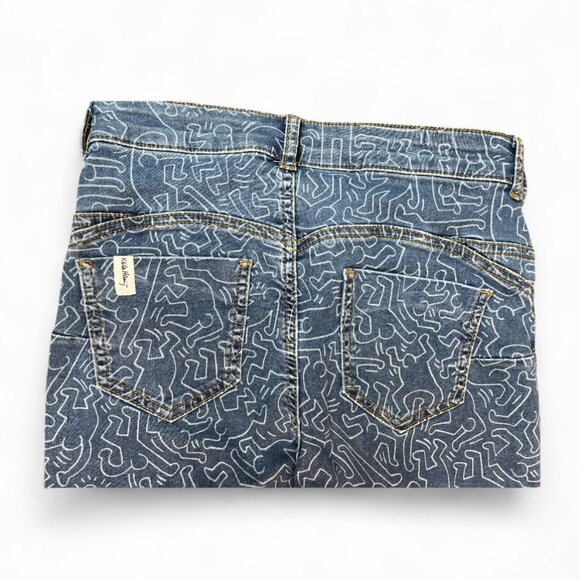 Calzedonia x Keith Haring Limited Edition Skinny Jeans Medium Size - Picture 6 of 6